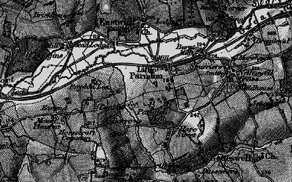 Old map of Little Parndon in 1896