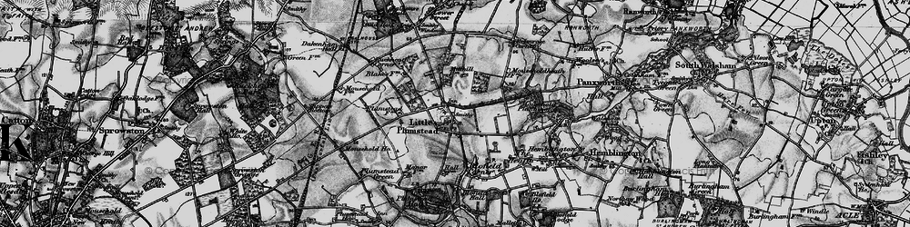 Old map of Little Plumstead in 1898