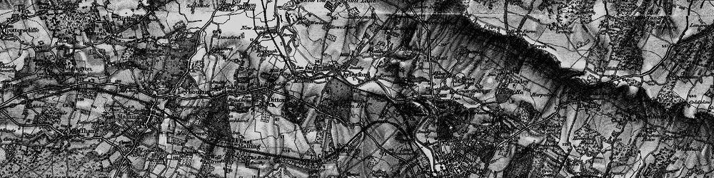 Old map of Little Preston in 1895