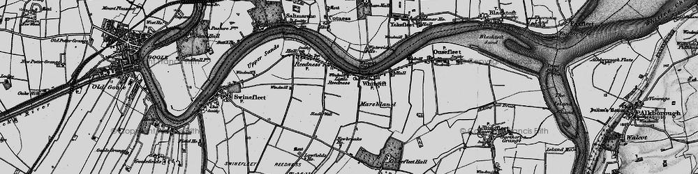 Old map of Little Reedness in 1895