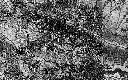 Old map of Little Reynoldston in 1896