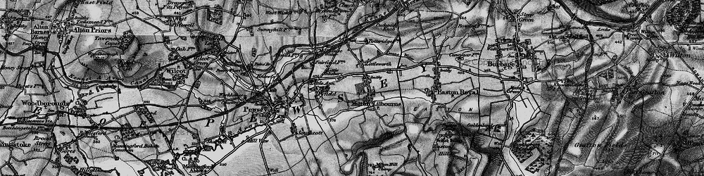 Old map of Little Salisbury in 1898