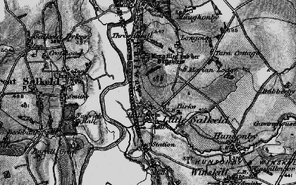 Old map of Little Salkeld in 1897
