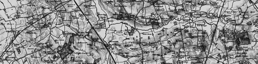 Old map of Little Smeaton in 1898