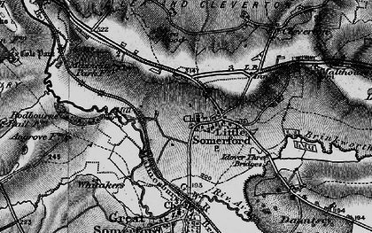 Old map of Little Somerford in 1898