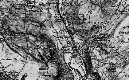 Old map of Little Stainforth in 1898