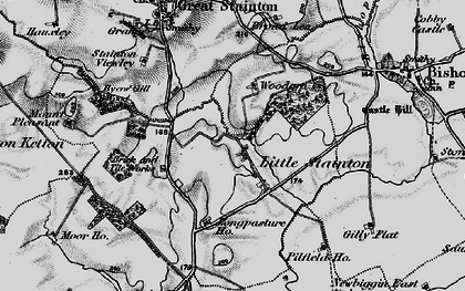 Old map of Little Stainton in 1898