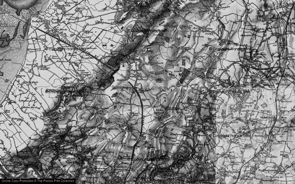 Old Map of Little Stoke, 1898 in 1898