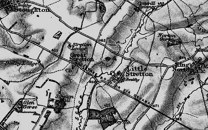 Old map of Little Stretton in 1899