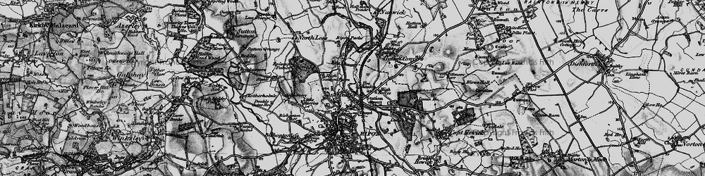 Old map of Little Studley in 1898