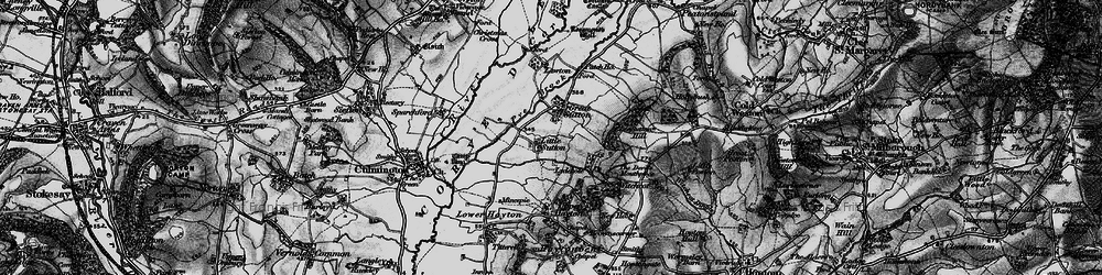 Old map of Lesser Poston in 1899