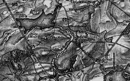 Old map of Little Swinburne in 1897