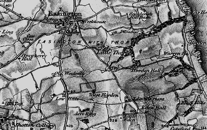 Old map of Little Thorpe in 1898