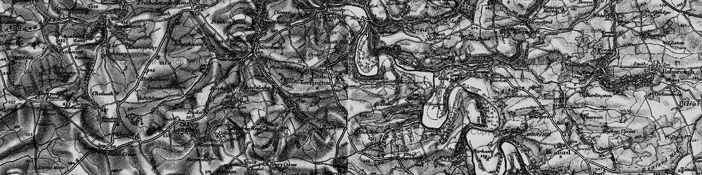 Old map of Blinsham in 1895
