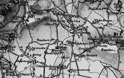 Old map of Little Totham in 1896