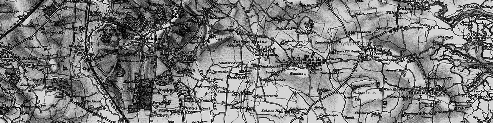 Old map of Little Totham in 1896