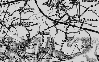 Old map of Little Town in 1896