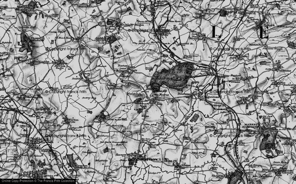Old Map of Little Twycross, 1899 in 1899