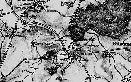 Old map of Little Twycross in 1899