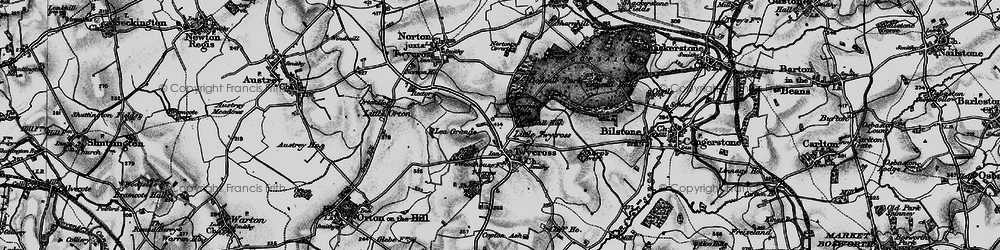 Old map of Little Twycross in 1899