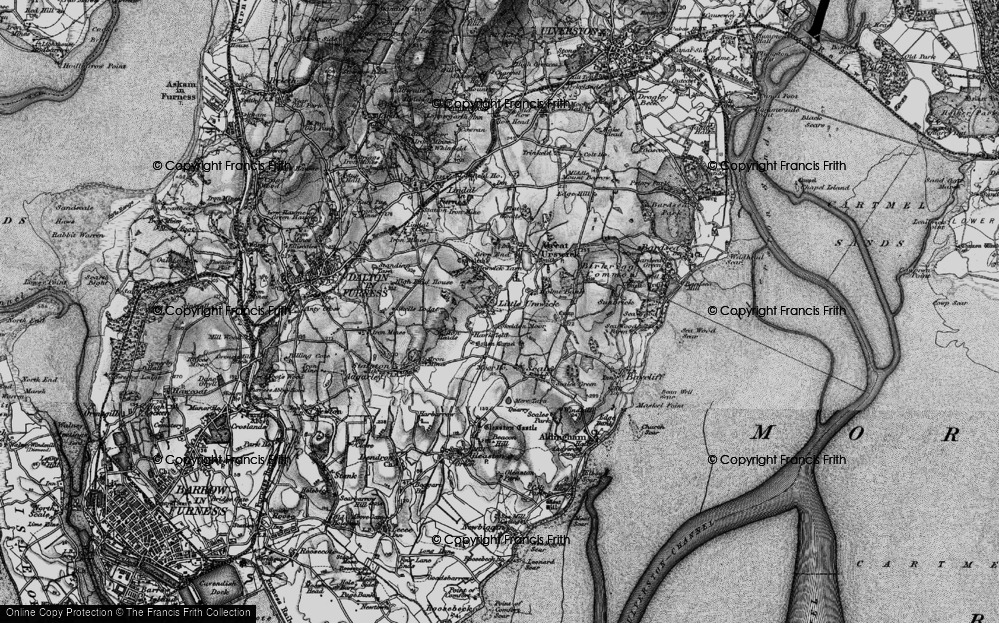 Old Map of Historic Map covering Bolton Heads in 1897