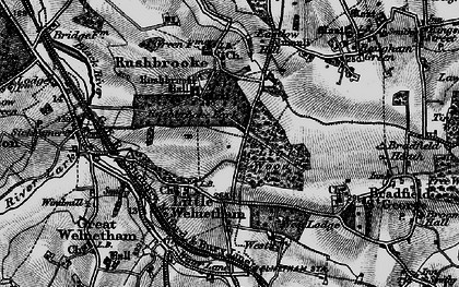 Old map of Link Wood in 1898