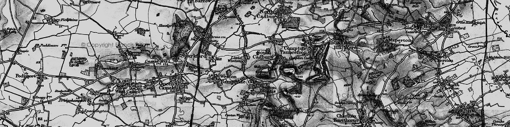 Old map of Little Weston in 1898
