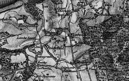 Old map of Little Whitehouse in 1895