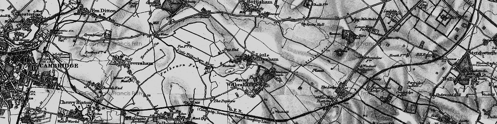 Old map of Little Wilbraham in 1898