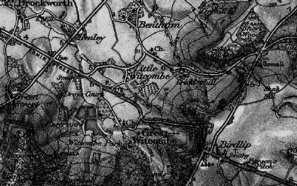 Old map of Little Witcombe in 1896