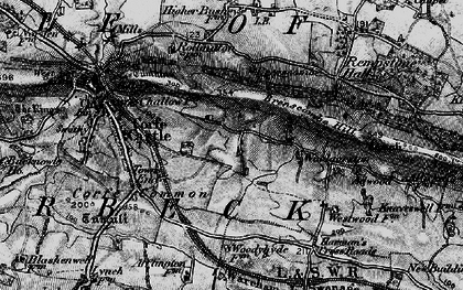 Old map of Little Woolgarston in 1897