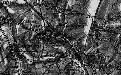 Old map of Little Wymondley in 1896