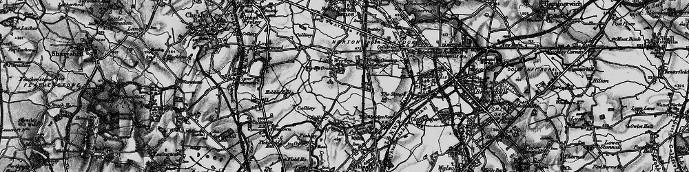 Old map of Wyrley Common in 1899