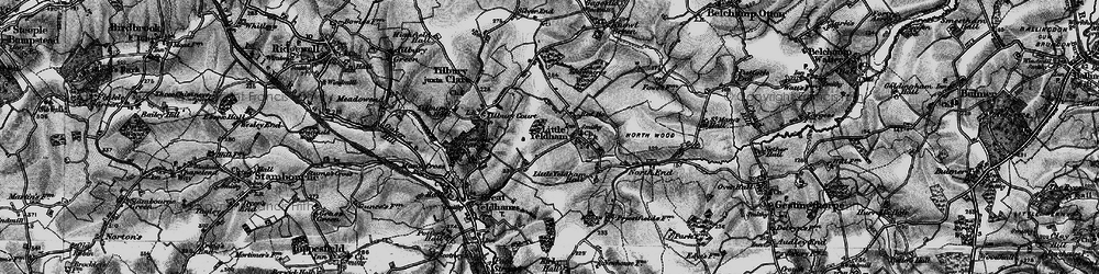 Old map of Little Yeldham in 1895