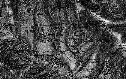 Old map of Littledown in 1895
