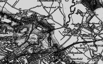 Old map of Littledown in 1895