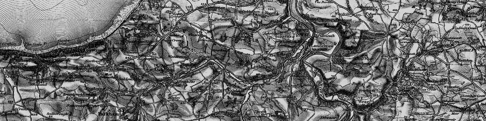 Old map of Littleham in 1895