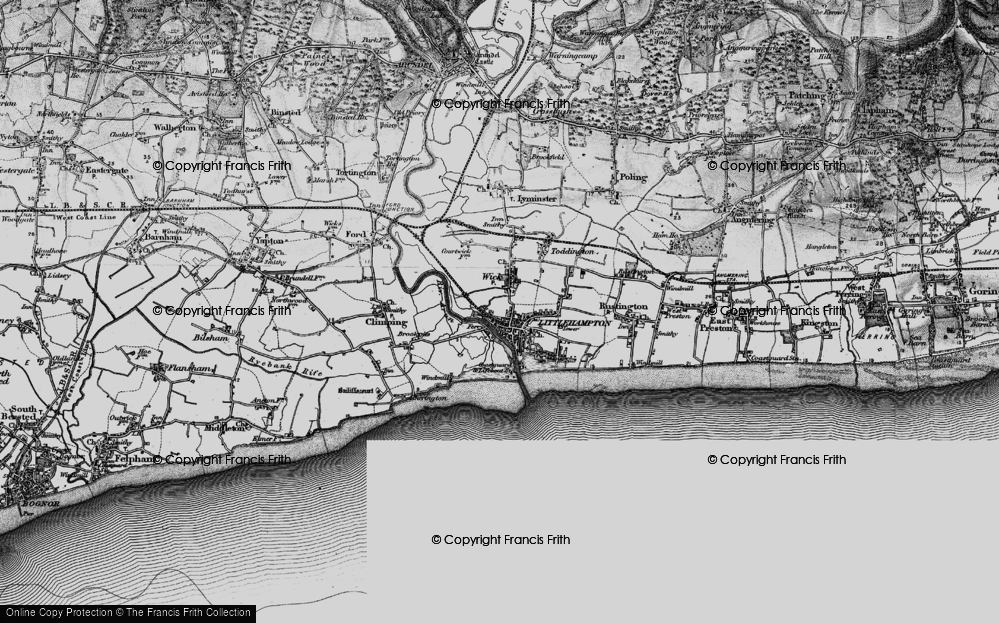 Old Map of Littlehampton, 1895 in 1895