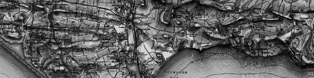 Old map of Littlemoor in 1897