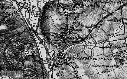 Old map of Littlemore in 1895