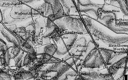 Old map of Littleton in 1895