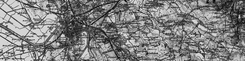 Old map of Littleton in 1896