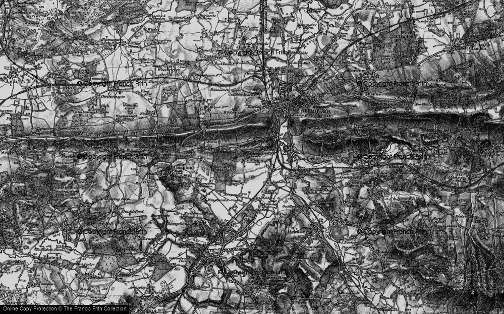 Old Map of Littleton, 1896 in 1896