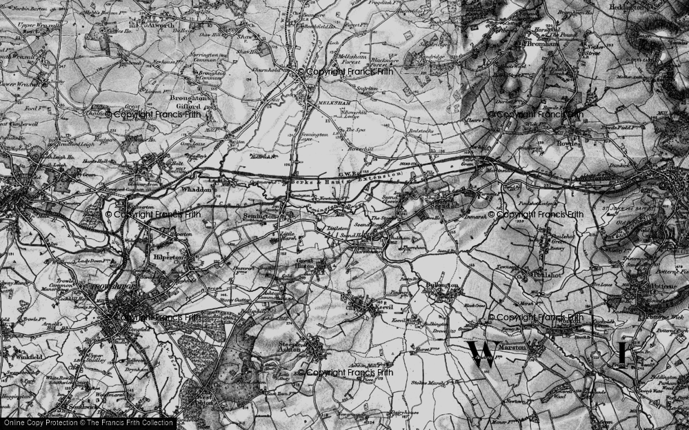 Old Map of Littleton, 1898 in 1898