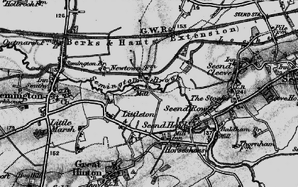 Old map of Littleton in 1898