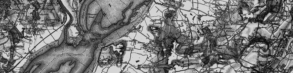 Old map of Littleton-upon-severn in 1897