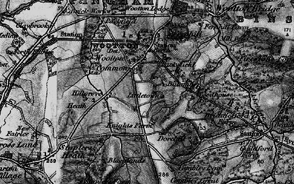 Old map of Littletown in 1895