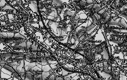 Old map of Littletown in 1896