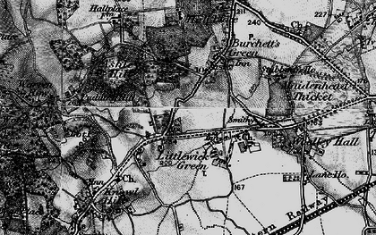 Old map of Littlewick Green in 1895