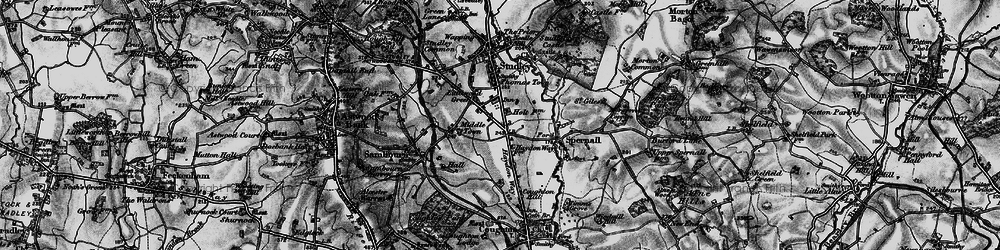 Old map of Littlewood Green in 1898